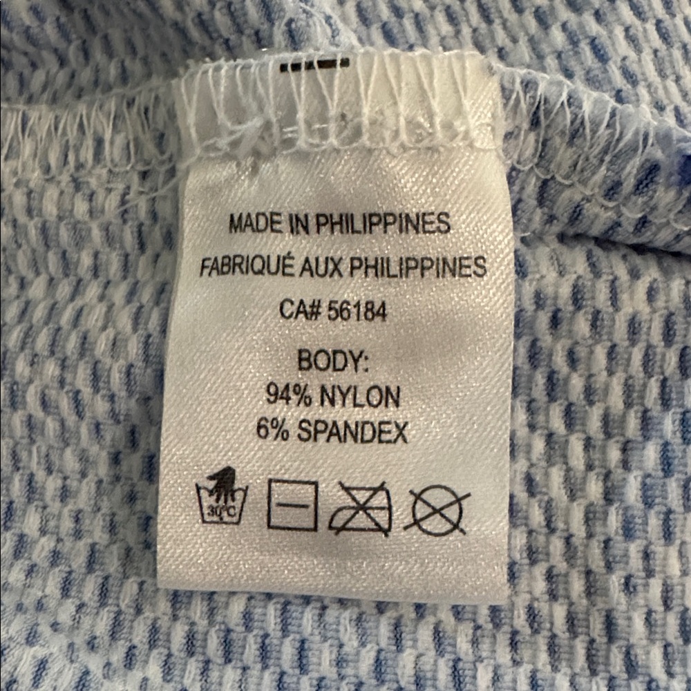 B.Draddy‎ Sport Casner Cool Polo Golf Shirt. Men’s Large Blue White Lightweight. - Picture 4 of 6